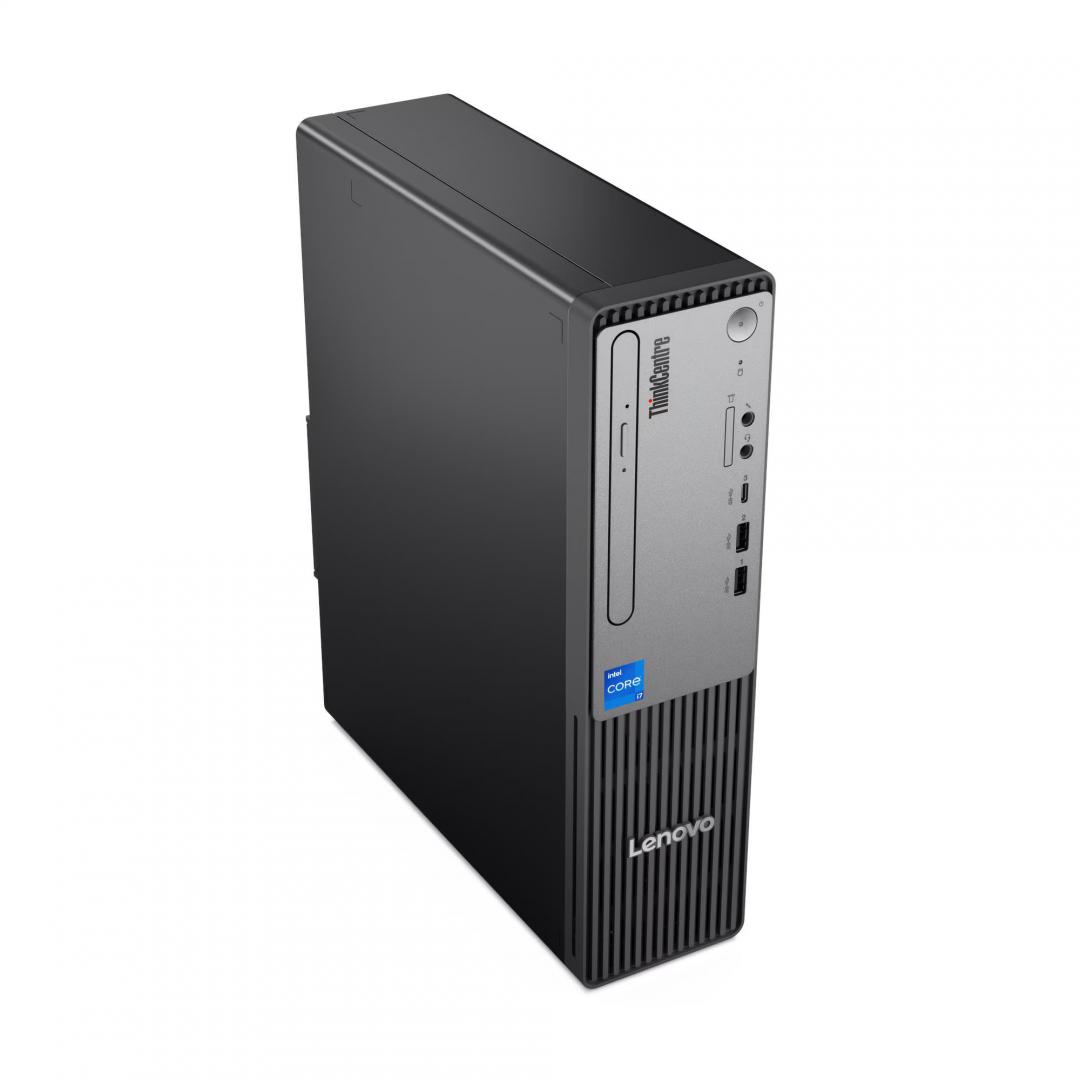 Desktop EducationLENOVO12XES01H00_16 cu procesor Intel Intel Core i3 14100 pana la 4.7 GHz, 16 GB DDR5, 512GB None, Intel UHD Graphics 730, Windows 11 Pro Edu, Negru, 3 ani Garantie (12XES01H00_16) - imagine 5