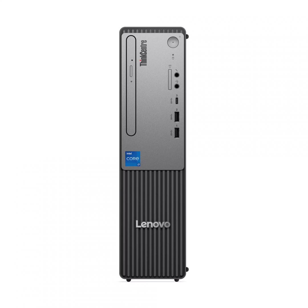 Desktop EducationLENOVO12XES01H00_16 cu procesor Intel Intel Core i3 14100 pana la 4.7 GHz, 16 GB DDR5, 512GB None, Intel UHD Graphics 730, Windows 11 Pro Edu, Negru, 3 ani Garantie (12XES01H00_16) - imagine 3
