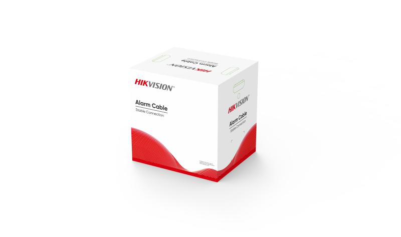 Cablu alarma Hikvision DS-1AC4APL1; 4 fire: 4×0.22 mm2, rezistenta foc: CPR Eca, 25AWG, material cupru integral, cutie 100 metri. (DS-1AC4APL1) - imagine 2