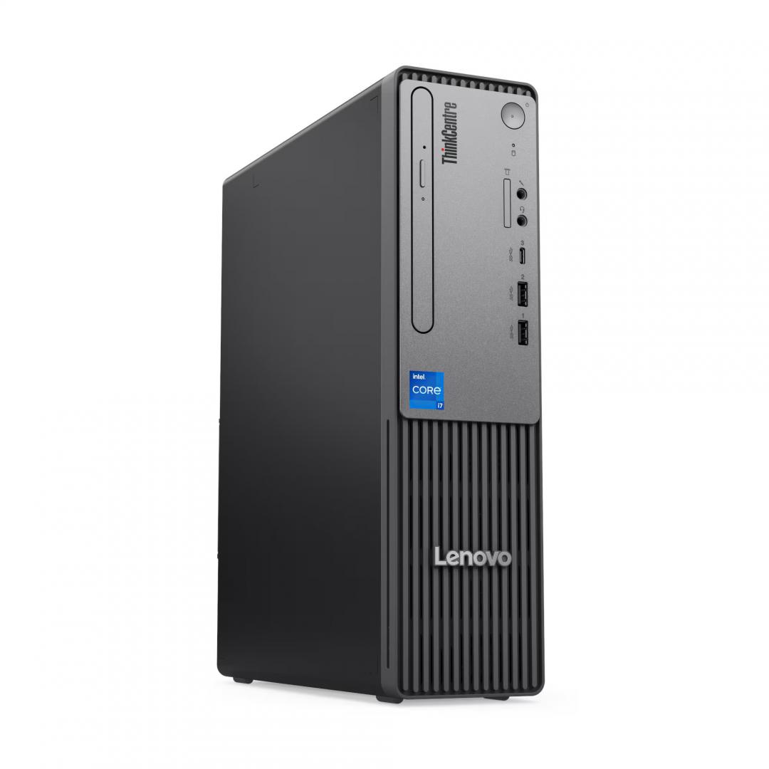 Desktop EducationLENOVO12XES01H00_16 cu procesor Intel Intel Core i3 14100 pana la 4.7 GHz, 16 GB DDR5, 512GB None, Intel UHD Graphics 730, Windows 11 Pro Edu, Negru, 3 ani Garantie (12XES01H00_16) - imagine 2