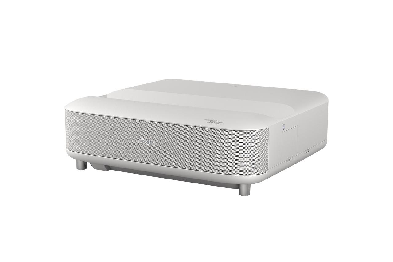 PROJECTOR EPSON EH-LS670W DIAMOND WHITE, short throw, 3600 Lumeni, Rezolutie: 4K PRO-UHD, Aspect ratio: 16:9, Contrast: 5.000.000 : 1, Sursa de lumina: Laser, Durata viata sursa lumina: 20.000h, Refresh rate: 192 Hz - 240 Hz, Suport HDR, până la 1,07 miliarde culori, Dimensiuni ecran proiectie (V11HB82040) - imagine 2