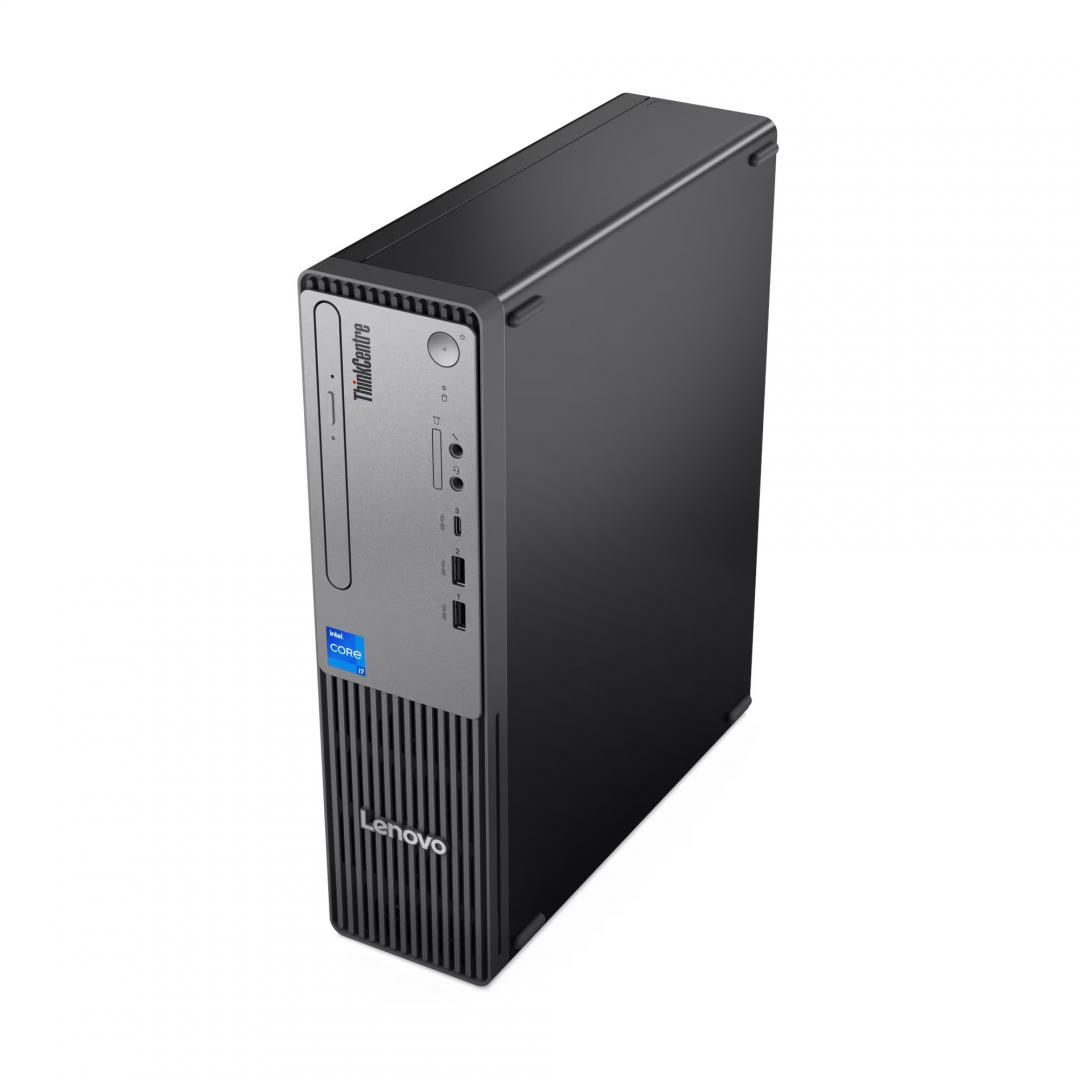 Desktop EducationLENOVO12XES01H00_16 cu procesor Intel Intel Core i3 14100 pana la 4.7 GHz, 16 GB DDR5, 512GB None, Intel UHD Graphics 730, Windows 11 Pro Edu, Negru, 3 ani Garantie (12XES01H00_16) - imagine 4