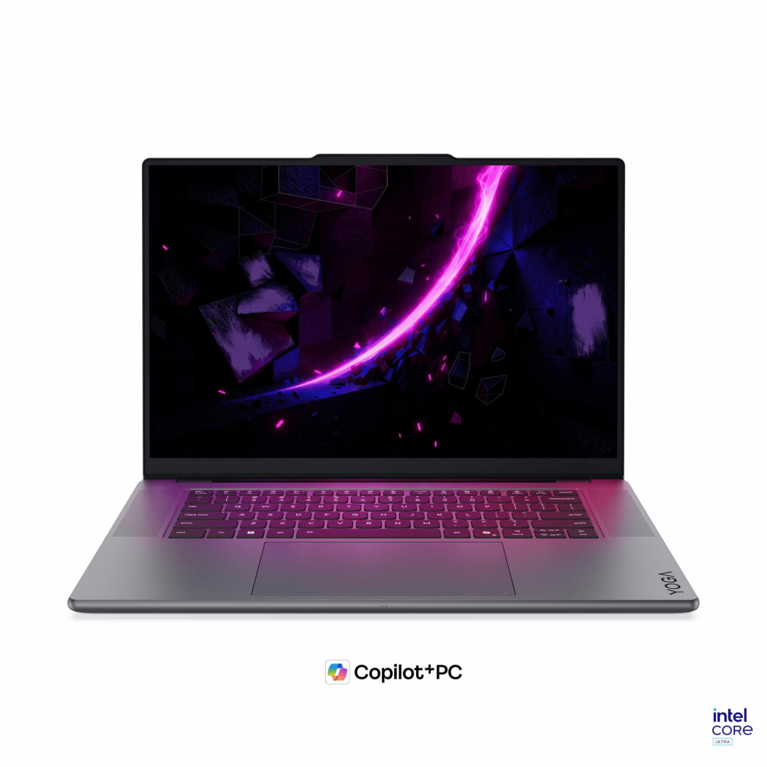 Laptop Consumer Lenovo Yoga Pro 9 16IPH11, cu procesor Intel Core Ultra 9 386H, 16'' OLED, 32 GB LPDDR5x, 1 TB, NVIDIA GeForce RTX 5060, 8 GB GDDR7, Windows 11 Pro (83SF000VRM)