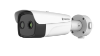 CAMERA IP BULLET THERMAL & OPTICAL 384 × 288 resolution, 12 μm, VOx UFPA, NETD ≤ 25 mK (25°C, F1.0) Video content analysis 3.0 (VCA3.0): high accuracy vehicle/human detection and classification Temperature exception alarm for fire prevention, -20°C to 150°C (-4°F to 302°F), ± 8°C (± 14.4°F) Fire (HM-TD2638-25/G0/T1Y)