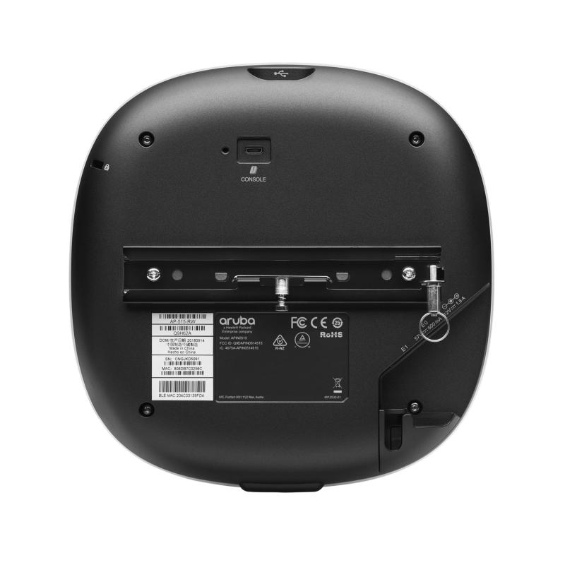 HPE Aruba Networking AP-515 (RW) Dual Radio 4x4/2x2 802.11ax Internal Antennas Unified Campus AP (Q9H62A) - imagine 2