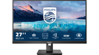 Monitor Philips 27" 273S1/00, Diagonal (inch): 27, Diagonal (cm): 68, Aspect ratio: 16:9, Panel: IPS, Resolution: 1920x1080, Refresh Rate: 75Hz, Response time GtG: 4ms, Brightness (max): 300 cd/m², Contrast (static) : 1000:1, Contrast (dynamic): 50M:1, Viewing angle: 178/178, Color Gamut Type: NTSC (273S1/00)