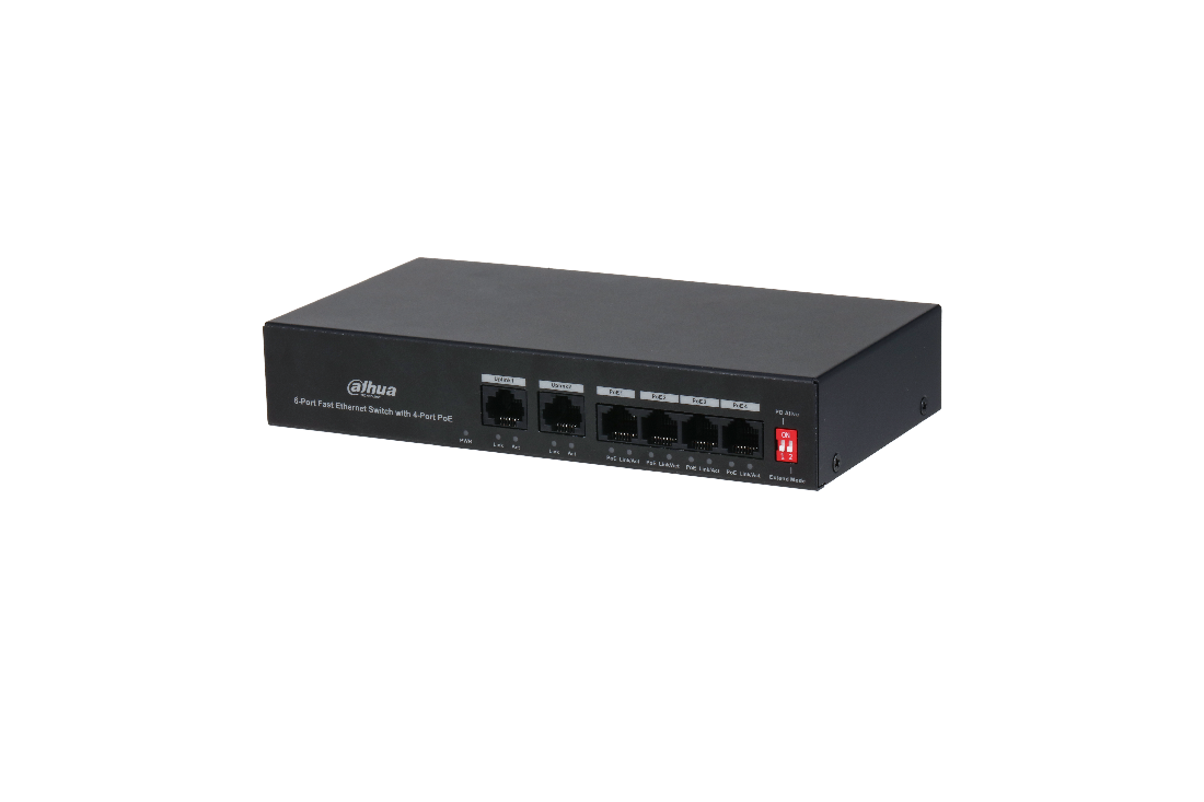 Dahua DHA SWT 4 P PoE 2xUplink PFS3006-4ET-36 (PFS3006-4ET-36)