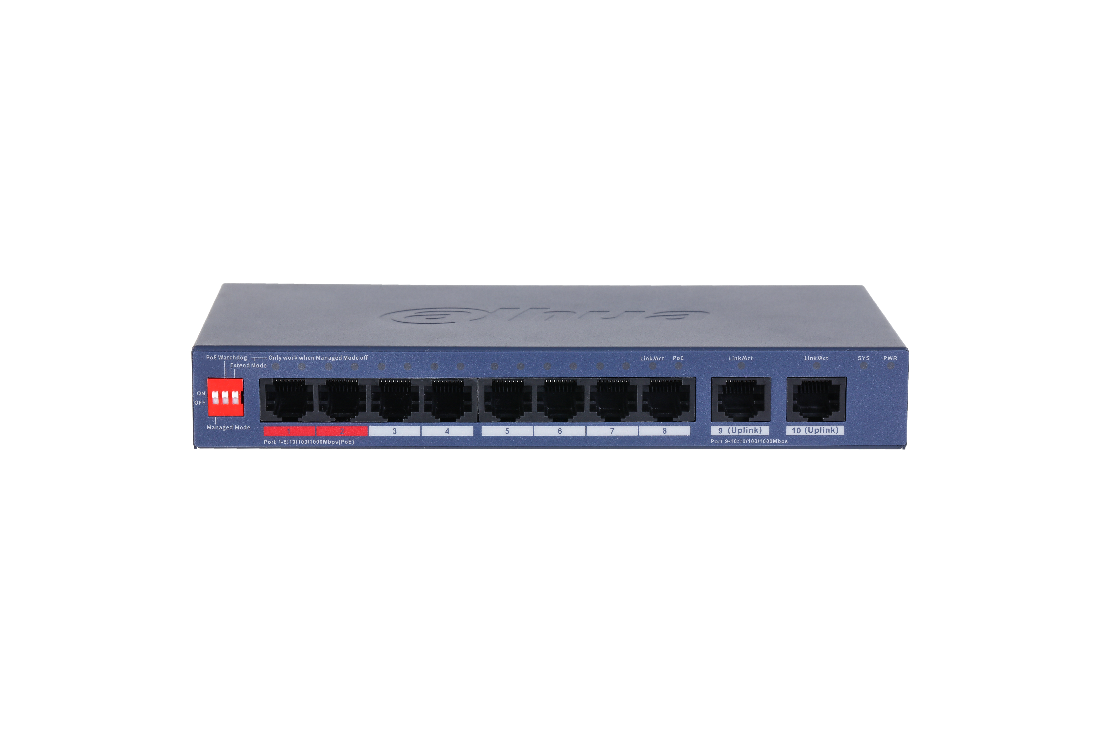 Dahua SWT 10PORT 8PORT POE CS4010-8GT-110 (CS4010-8GT-110)