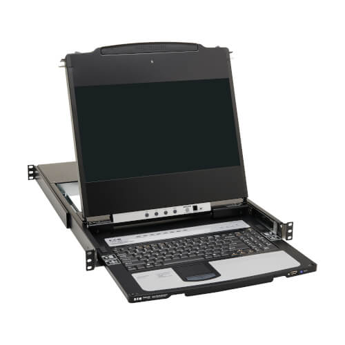 Eaton TrippLite 8-Port KVM Switch, 17 in. LCD, (B030-DP08-17DIP)