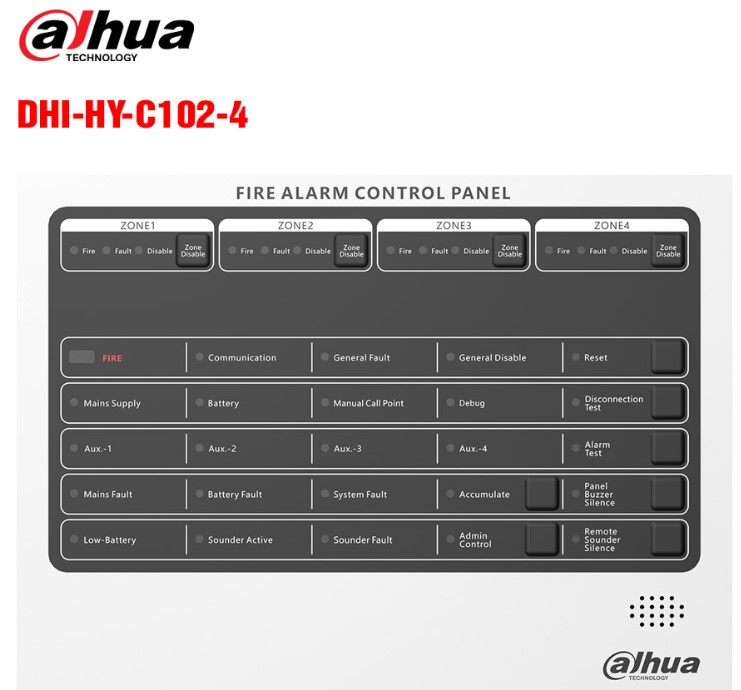 Dahua DHA FIRE ALARM CONTROL PANEL HY-C102-4 (HY-C102-4)