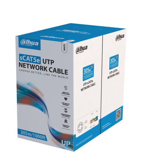 Dahua DHA UTP CAT5E CABLE PFM920I-5EUN-white (PFM920I-5EUN-WHITE)
