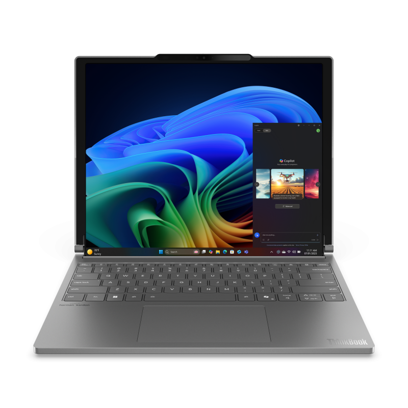 Laptop Business Lenovo ThinkBook Plus G6 Rollable, cu procesor Intel Core Ultra 7 258V, 14'' OLED, 32 GB LPDDR5x, 1 TB, Intel Arc Graphics 140V, Windows 11 Pro, 3 ani Garantie (21TR0000RM)