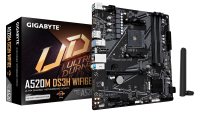 Placa de baza Gigabyte A520M DS3H WIFI6E, Socket AM4, DDR4, Micro-ATX (A520M DS3H WF6E)