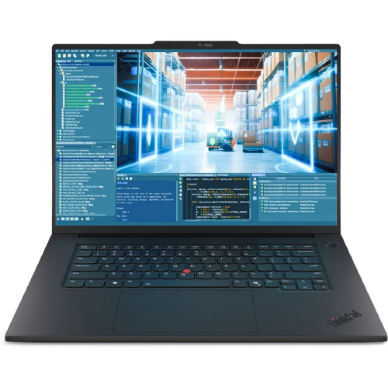 Laptop Workstation Lenovo ThinkPad T1g Gen 8, cu procesor Intel Core Ultra 7 265H, 16'' IPS, 32 GB LPDDR5x, 1 TB, NVIDIA GeForce RTX 5070, 8GB GDDR7, Windows 11 Pro, 3 ani Garantie (21TD0006RI)