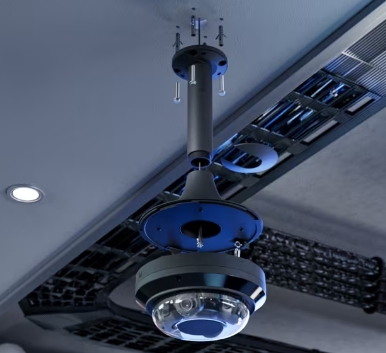 Ubiquiti UniFi AI Multi Sensor 4 Camera Pendant Mount (UACC-AI-MS-4-PM-B) - imagine 3