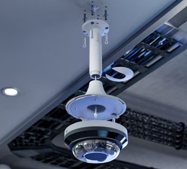 Ubiquiti UniFi AI Multi Sensor 4 Camera Pendant Mount - White (UACC-AI-MS-4-PM-W) - imagine 12