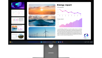 Monitor Consumer Lenovo ThinkVision P24Q-40, 23.8", 2560 x 1440 pixeli, Black, 3 ani Garantie (64B2GAT1EU)