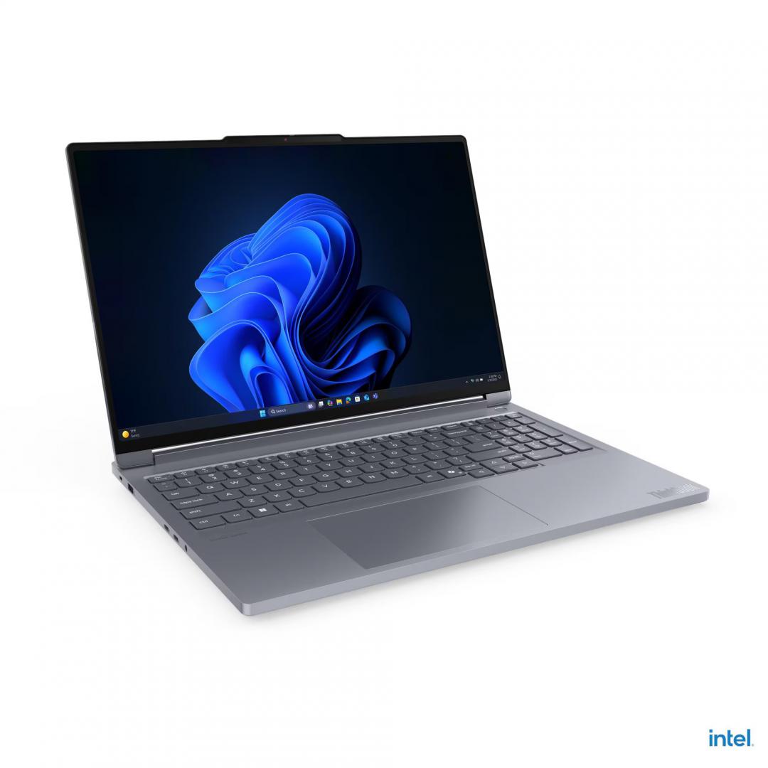 Laptop SMB Lenovo ThinkBook 16p G6 IAX, cu procesor Intel Core Ultra 7 255HX, 16'' IPS, 32 GB DDR5, 512 GB, NVIDIA GeForce RTX 5060, 8GB GDDR7, Fara OS, 3 ani Garantie (21R0A06LRI)