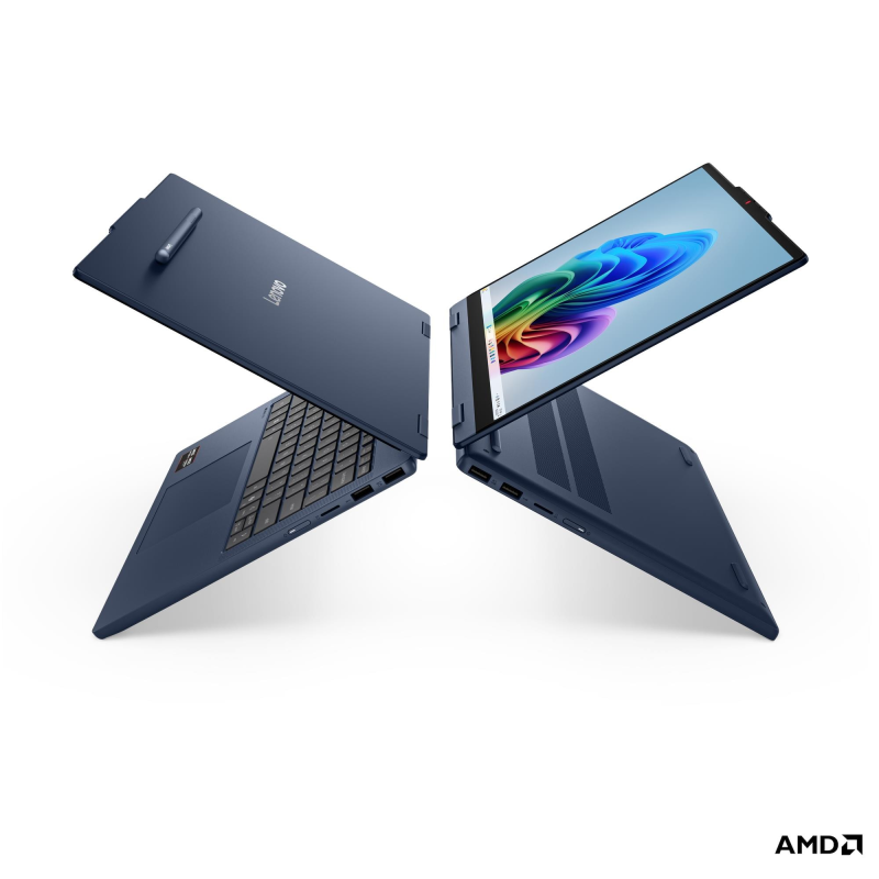 Laptop Consumer Lenovo IdeaPad 5 2-in-1 14AHP11, cu procesor AMD Ryzen 7 250, 14'' IPS, 16 GB DDR5, 1 TB, AMD Radeon 780M, Fara OS, 3 ani Garantie (83UJ0030RM)