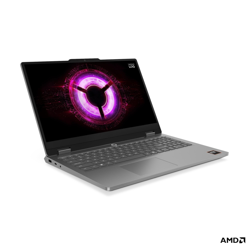 Laptop Gaming Lenovo LOQ Essential 15ARP11, cu procesor AMD Ryzen 5 150, 15.6'' IPS, 16 GB DDR5, 512 GB, NVIDIA GeForce RTX 5050, 8GB GDDR7, Fara OS, 3 ani Garantie (83VA003CRM)