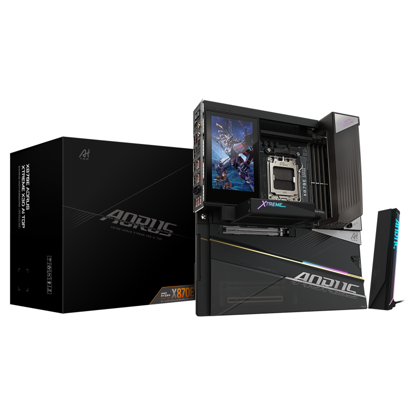 Placa de baza Gigabyte X870E AORUS XTREME X3D AI TOP, Socket AM5, DDR5, E-ATX (X870E A XTR X AI TOP)