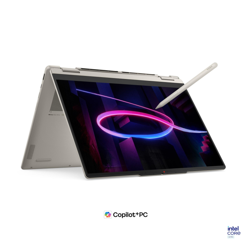 Laptop Consumer Lenovo Yoga 7 2-in-1 14IPH11, cu procesor Intel Core Ultra 5 322, 14'' OLED, 16 GB LPDDR5x, 512 GB, Windows 11 Home, 3 ani Garantie (83TC0085RM)