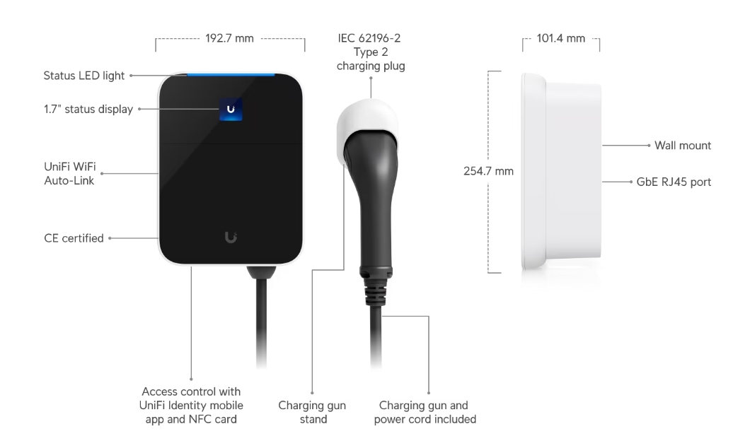 Ubiquiti UniFi EV Station Lite (UC-EV-Station-Lite) - imagine 16