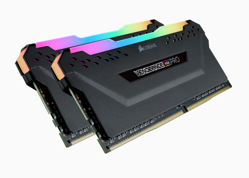 Memorie RAM Corsair Vengeance RGB Pro, 16GB DDR4, 3000MHz, CL16 (CMW16GX4M2D3000C16)