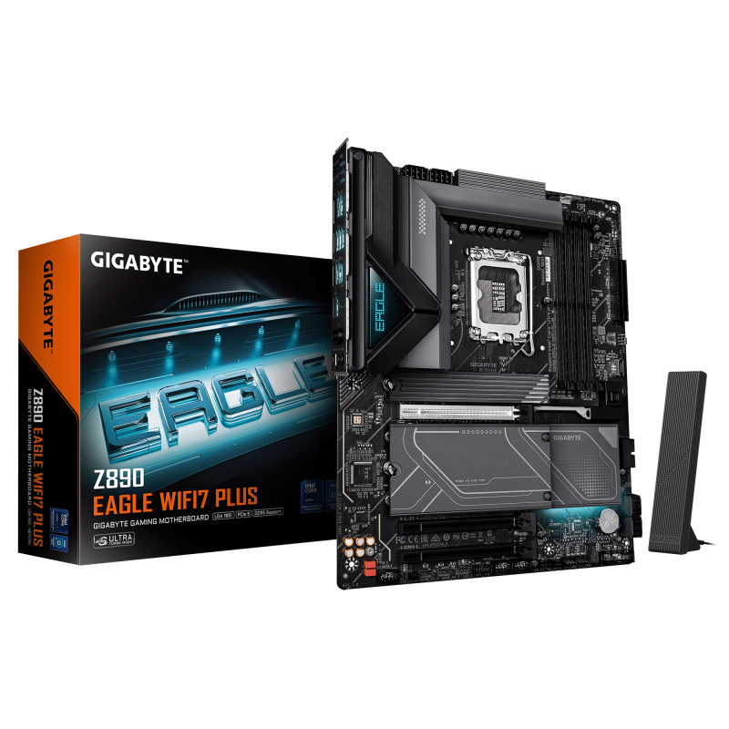 Placa de baza Gigabyte Z890 EAGLE WIFI7 PLUS, Socket 1851, DDR5, ATX (Z890 EAGLE WIFI7 P)