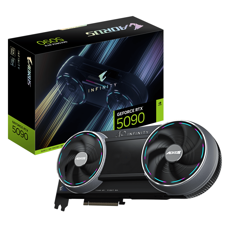 Placa video Gigabyte GeForce RTX 5090 AORUS INFINITY, 32GB GDDR7, PCI Express 5.0, 512bit (GV-N5090AORUS IF-32GD)