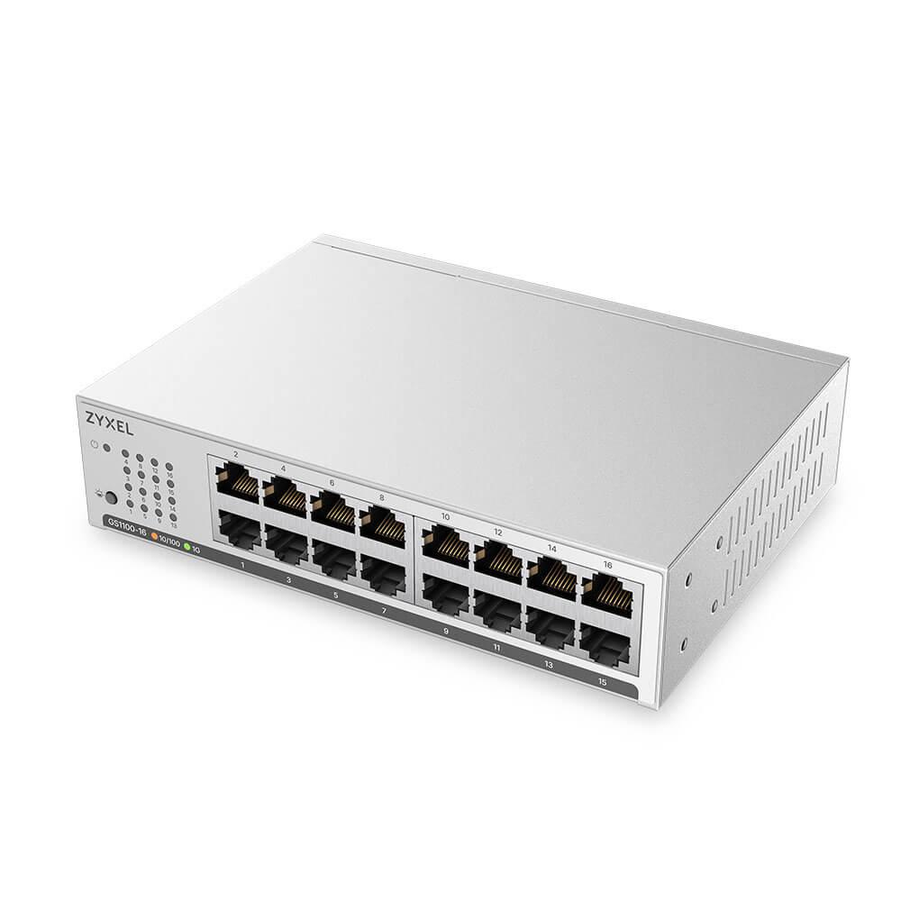 ZYXEL GS1100-16 16-PORT GBE UNMG SWITCH (GS1100-16-EU0104F)