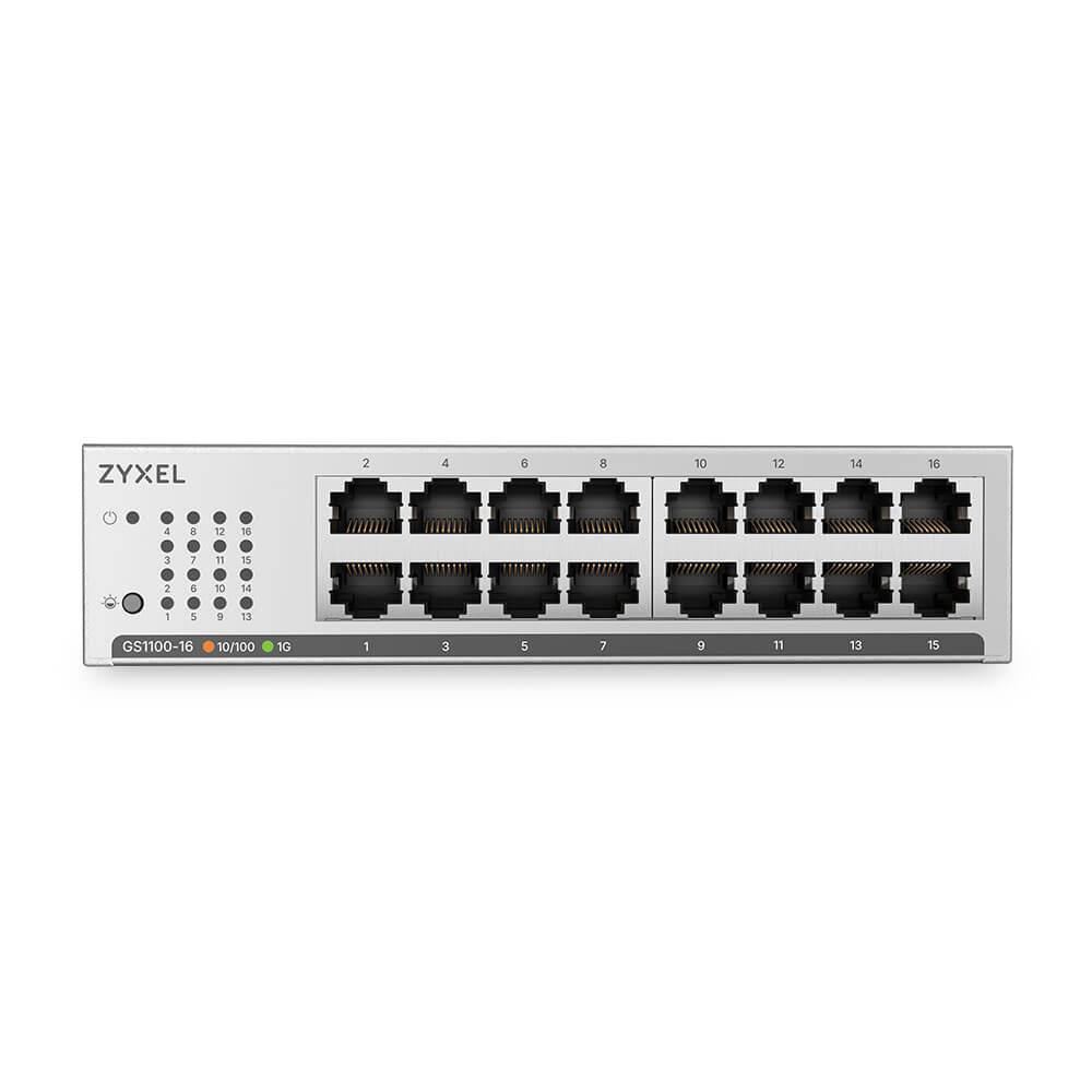 ZYXEL GS1100-16 16-PORT GBE UNMG SWITCH (GS1100-16-EU0104F) - imagine 3