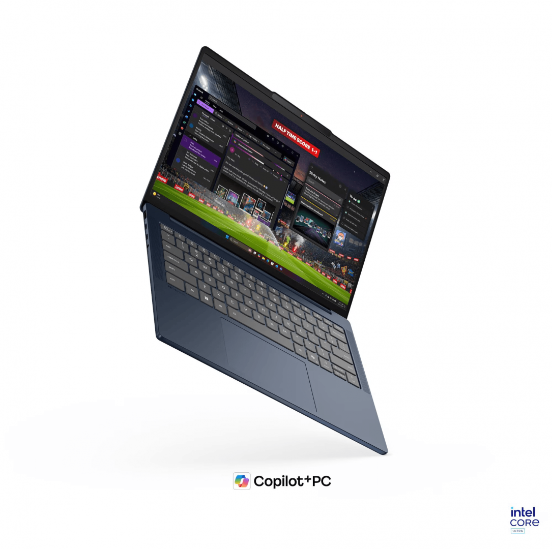 Laptop Consumer Lenovo IdeaPad Slim 5, cu procesor Intel Core Ultra 7 355, 14'' OLED, 32 GB DDR5, 1 TB, Intel Integrated Graphics, Fara OS, 3 ani Garantie (83S5007CRM)
