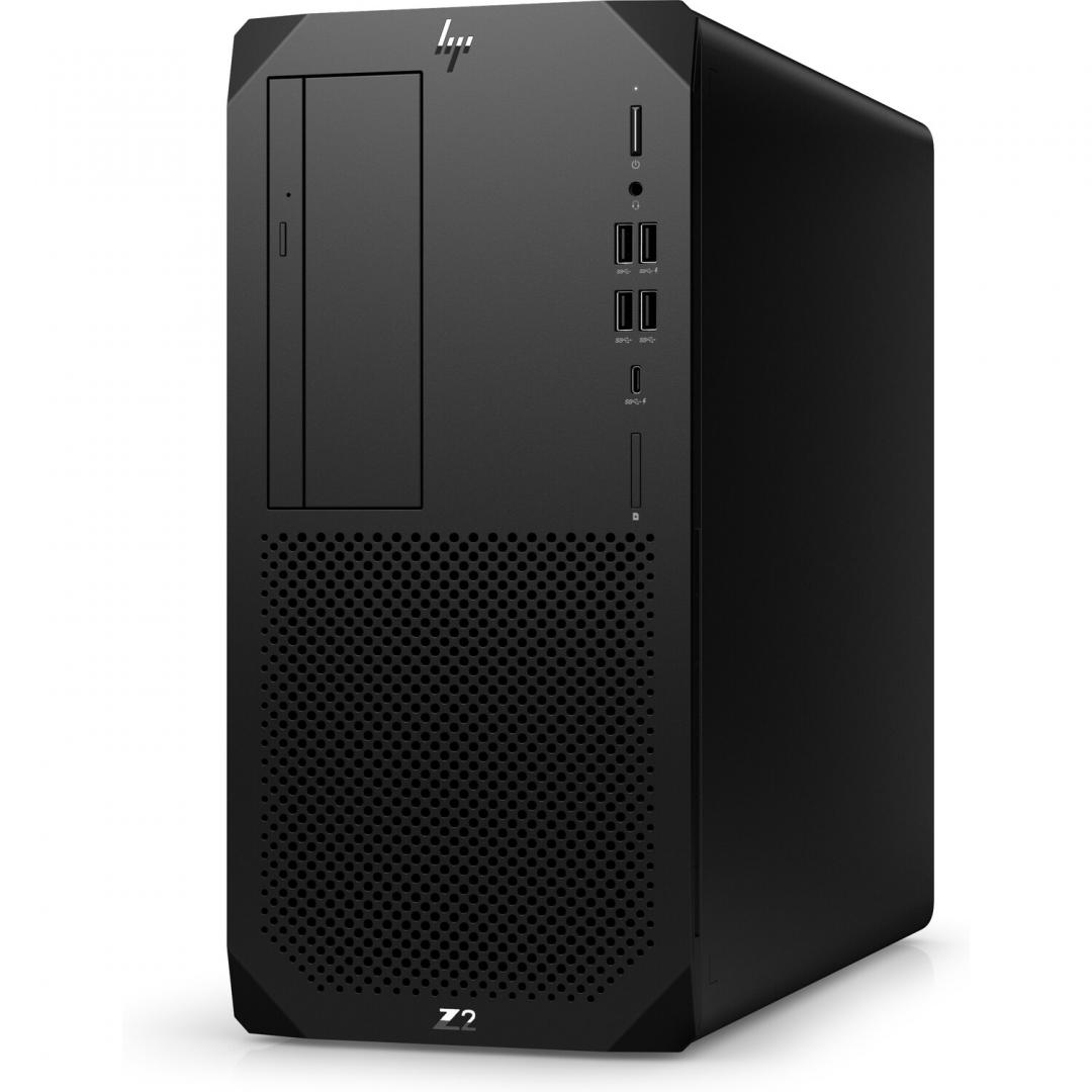 Desktop Business HP Z2 G9 cu procesor Intel Core i9-14900K pana la 6 GHz, 64 GB DDR5, 2TB SSD, RTX A4000, Windows 11 Pro, Black, 3 ani Garantie (997B2ET)
