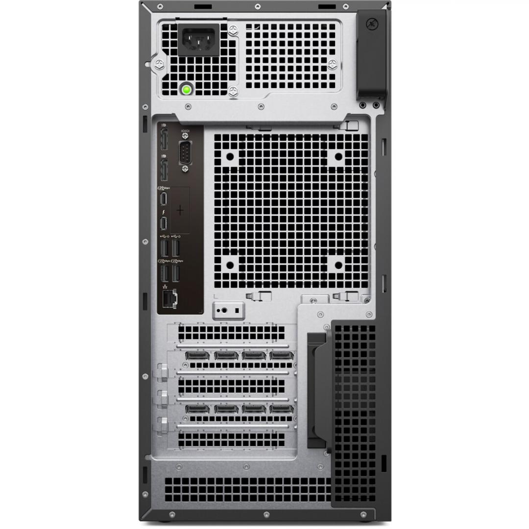Desktop Workstation Dell Pro Max T2 cu procesor Intel Core Ultra 7 265 pana la 5.3 GHz, 16 GB DDR5, 256GB SSD, RTX A1000, Windows 11 Pro, Black, 3 ani Garantie (DLFCT225U716256RTXWP)