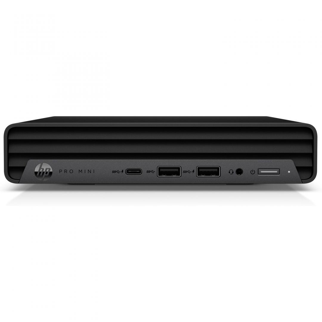 Desktop Business HP Pro Mini 400 G9 cu procesor Intel Core i5-14500T pana la 4.8 GHz, 16 GB DDR5, 512GB SSD, Intel UHD Graphics 770, Fara OS, Black, 3 ani Garantie (9H6W8ET)