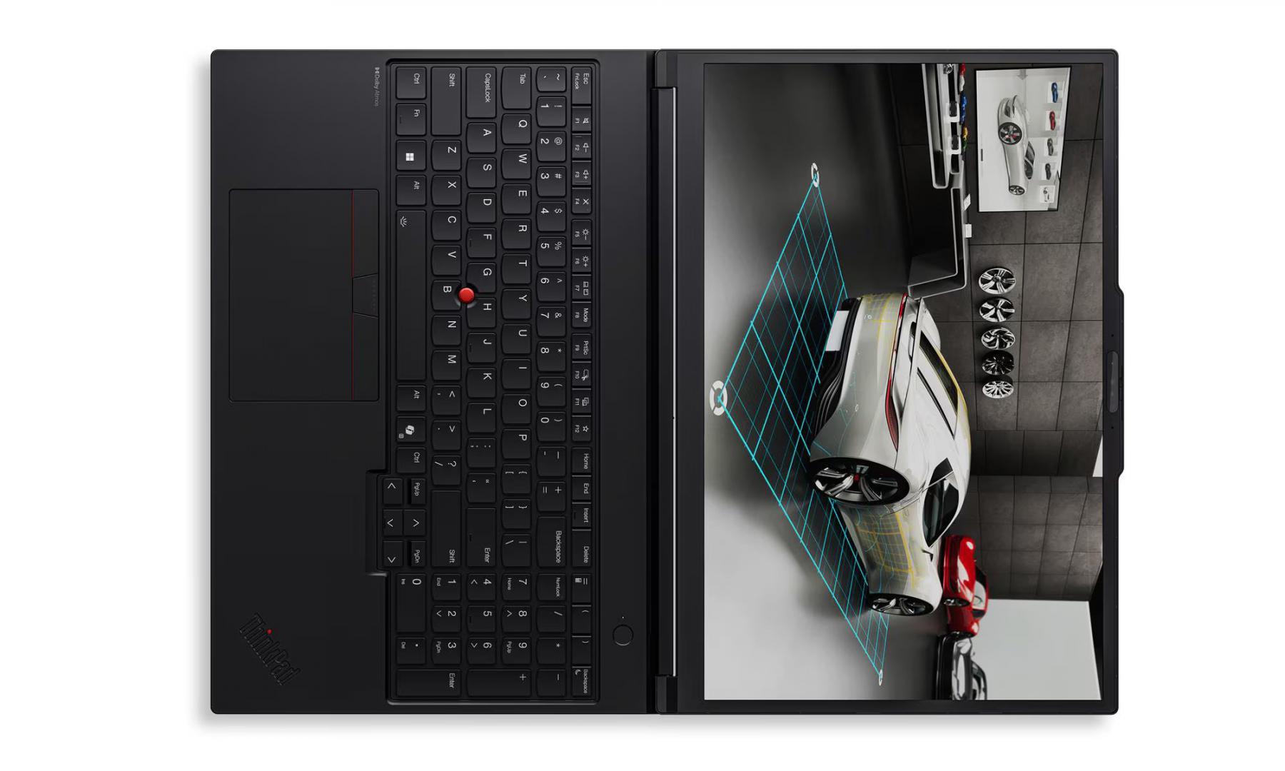 Laptop Workstation Lenovo ThinkPad P1 Gen 8, cu procesor Intel Core Ultra 7 255H, 16'' IPS, 32 GB LPDDR5x, 1 TB, NVIDIA RTX PRO 2000, 8GB GDDR7, Windows 11 Pro, 3 ani Garantie (21Q80001RI) - imagine 3