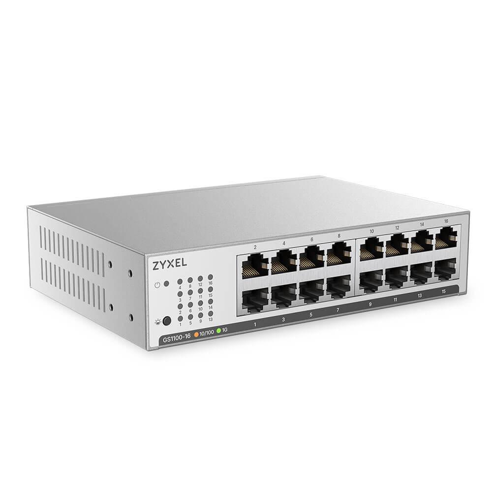 ZYXEL GS1100-16 16-PORT GBE UNMG SWITCH (GS1100-16-EU0104F) - imagine 2