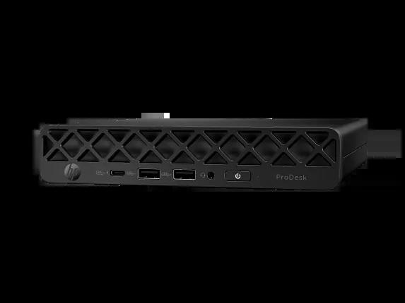 Desktop Business HP ProDesk 4 Mini G1i cu procesor Intel Core Ultra 5 225T pana la 4.9 GHz, 16 GB DDR5, 512GB SSD, Intel Integrated Graphics, Windows 11 Pro, Black, 1 an garantie (B6ZA0ET) - imagine 2