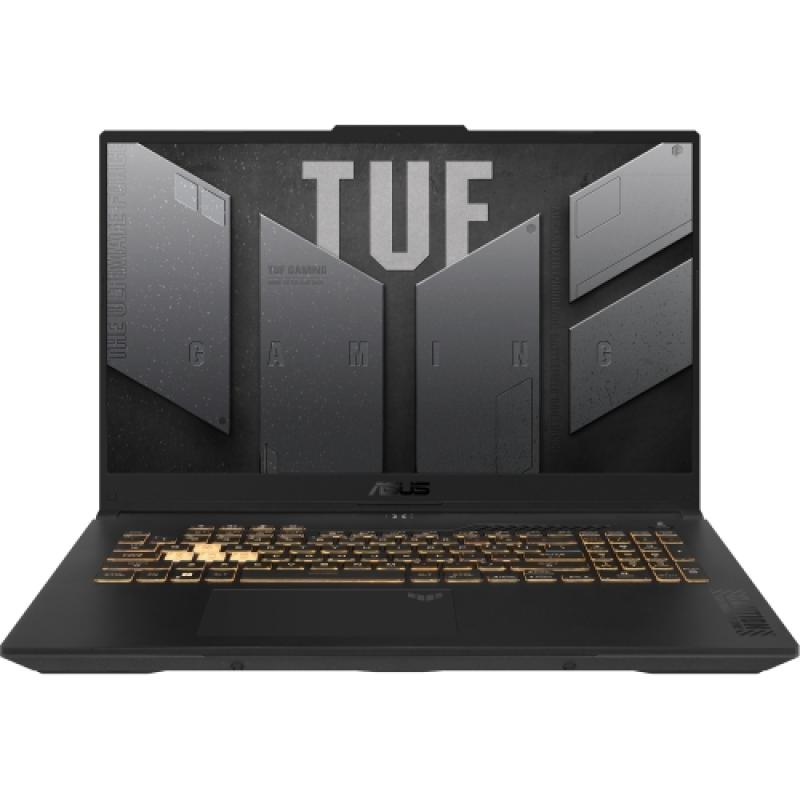 Laptop Gaming ASUS TUF Gaming F17, cu procesor Intel Core 5 210H, 17.3'' IPS, 16 GB DDR5, 512 GB, nVidia GeForce RTX 3050, 6GB GDDR6, Fr OS, 2 ani Garantie (FX707VJB-HX082)