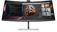 Monitor Consumer HP Series 7 Pro 734pm, 34", 3440 x 1440 pixeli, Silver (8K157E9)