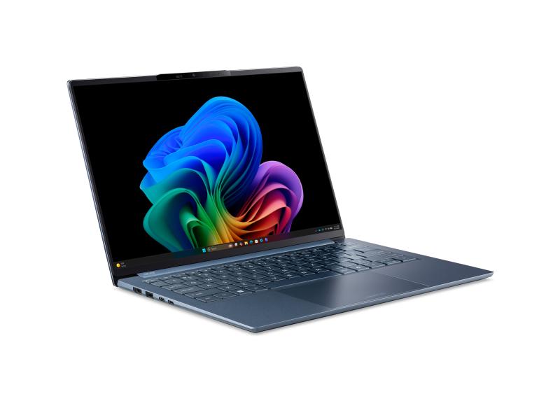 Laptop Consumer Acer Swift Go 14 AI, cu procesor Intel Core Ultra 9 386H, 14'' OLED, 16 GB LPDDR5x, 512 GB, Intel, Windows 11 Home, 2 ani Garantie (NX.JZSEX.00E)