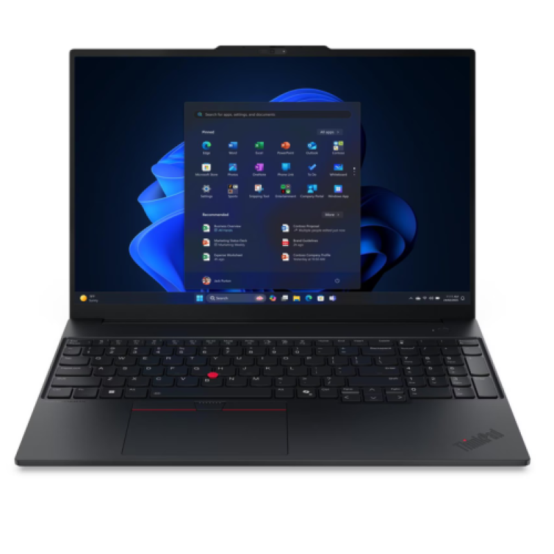 Laptop Business Lenovo ThinkPad E16 Gen 4, cu procesor Ryzen AI 7 445, 16'' IPS, 16 GB DDR5, 512 GB, AMD Radeon, Fara OS, 3 ani Garantie (21Y4008CRI)