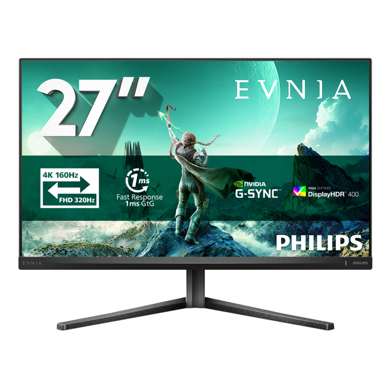 Monitor Consumer Philips Evnia 3000 27M2N3800A/00, 27", 3840 x 2160 pixeli, Black, 3 ani Garantie (27M2N3800A/00)