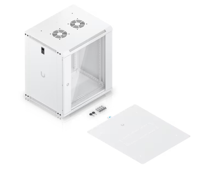 Ubiquiti UniFi 12U Rack Cabinet Slim - Glass front door (UACC-Rack-12U-Wall-450-G) - imagine 18