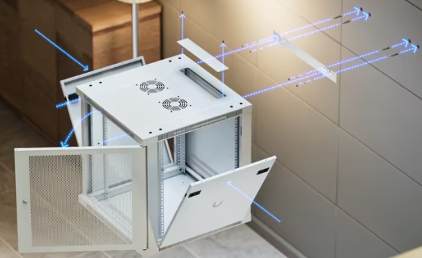 Ubiquiti UniFi 12U Rack Cabinet Standard - Perforated front door (UACC-Rack-12U-Wall-600-P) - imagine 19