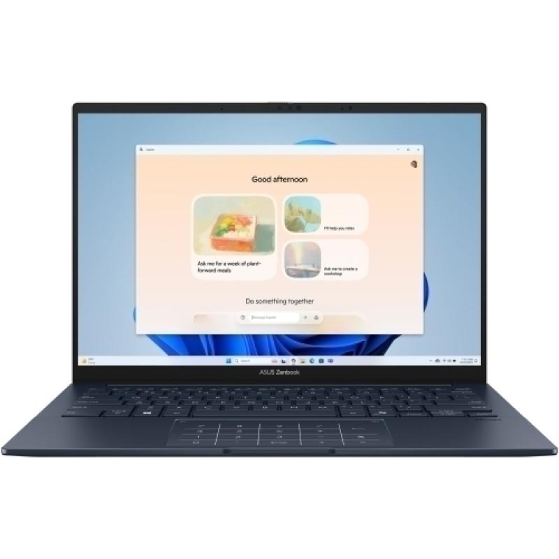 Laptop Consumer ASUS Zenbook 14, cu procesor Intel Core Ultra 5 225H, 14'' OLED, 16 GB LPDDR5x, 512GB, Intel Arc 140T, Windows 11 Pro, 3 ani Garantie (AX3405CA-ST1729X)