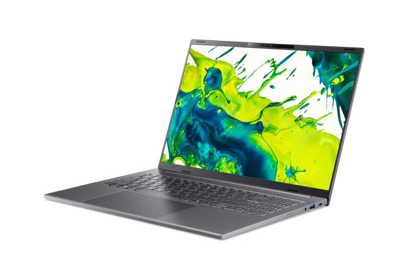 Laptop Consumer Acer Aspire 16 AI A16-I71M-76CY, cu procesor Intel Core Ultra 7 355, 16'' IPS, 16 GB LPDDR5x-SDRAM, 512 GB, Intel Graphics, Windows 11 Home, 2 ani Garantie (NX.JXPEX.004)