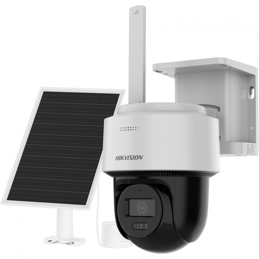 CAMERA IP BULLET 4MP CU PANOU SOLAR (DS-2CFSP4/4G(2.8MM))