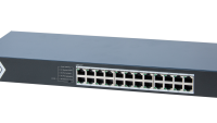 24-Port Gigabit Switch Hikvision DS-3E0524-E(C) 24 × 10/100/1000 Mbps RJ45 Port Easy Plug-and-Play Installation Rack-Mounting Rugged Metal Case (DS-3E0524-E(C))